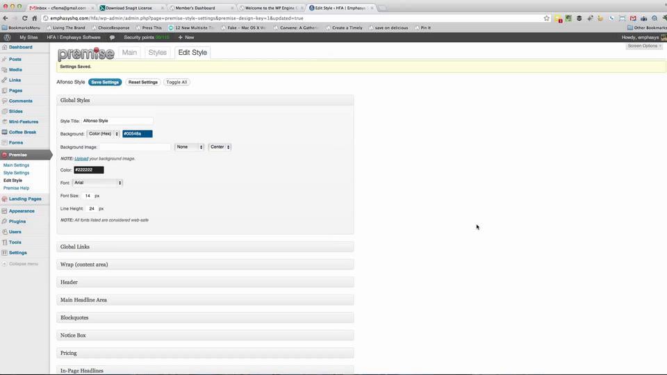 Premise - Getting Designs & Styles Ready on Vimeo