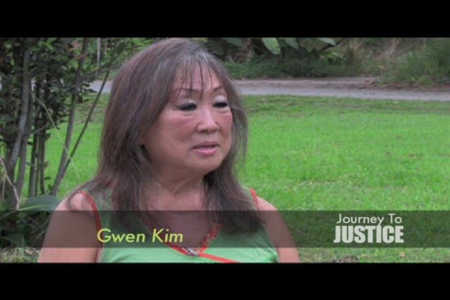 Journey to Justice : A Conversation with Gwen Kim (part 1 of 2)
