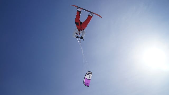 Snowkiting in Norway