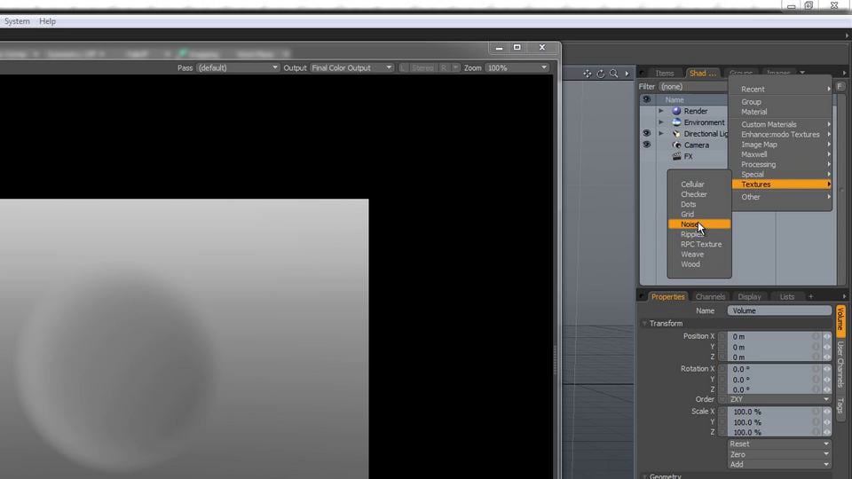 Modo 601 - Volumes - 04 - Volume Items on Vimeo