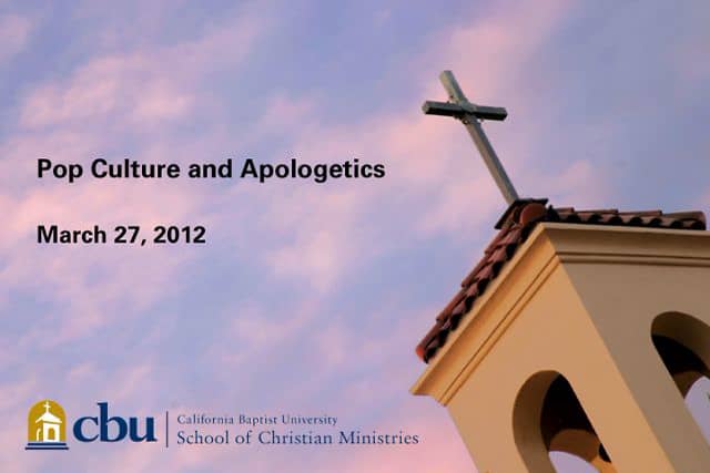 Pop Culture and Apologetics on Vimeo