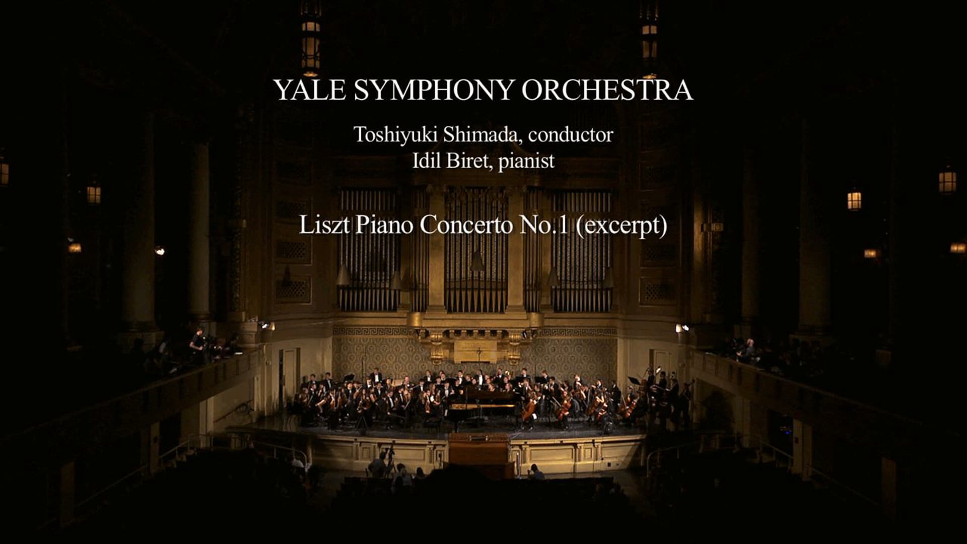 excerpt from Idil Biret's concert at Yale University, Woolsey Hall