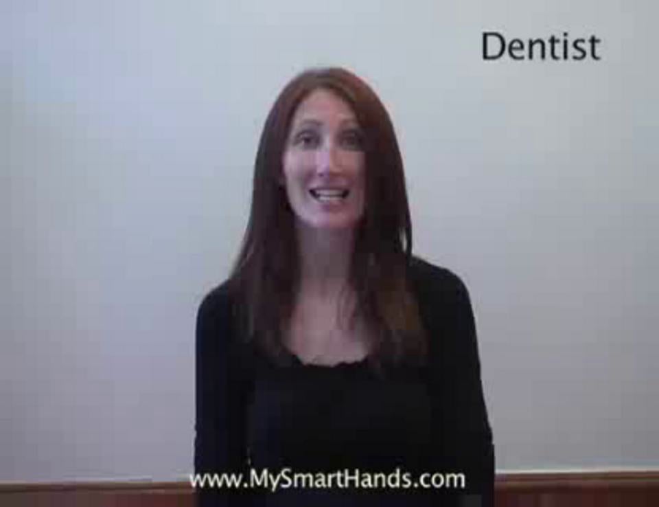 ASL sign for Dentist on Vimeo