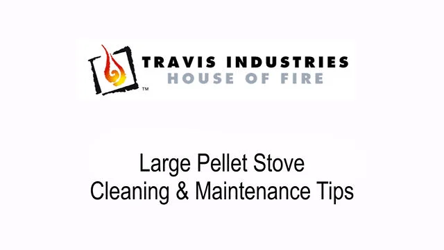 Large Pellet Stove Cleaning u0026 Maintenance Tips on Vimeo