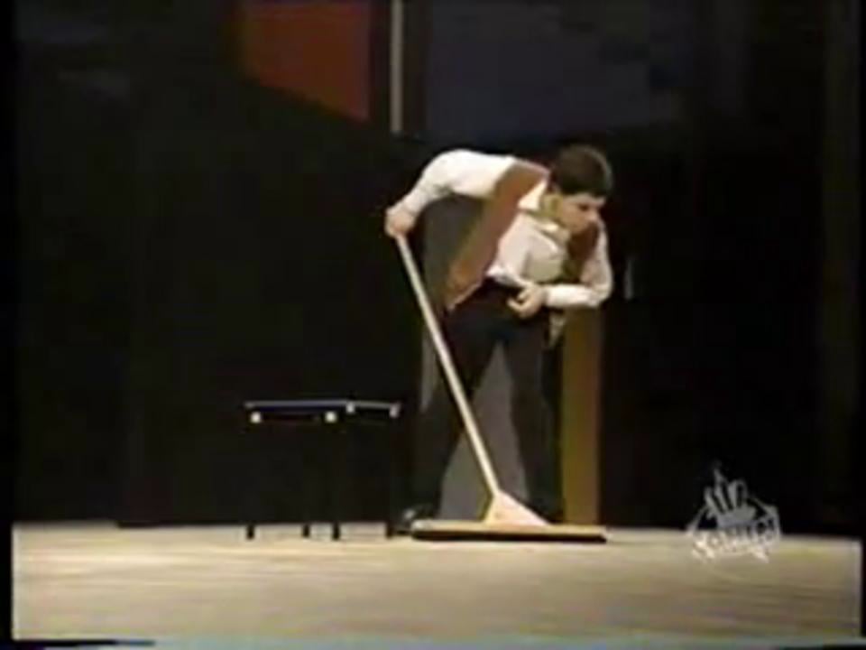 Rowan Atkinson on Show Invisible Drum Kit on Vimeo