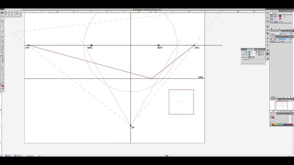 Utilizing Measuring Points in 2 pt Perspective on Vimeo