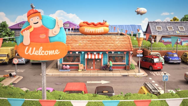 happy food - inspiring and funny 3d short animation by yum yum