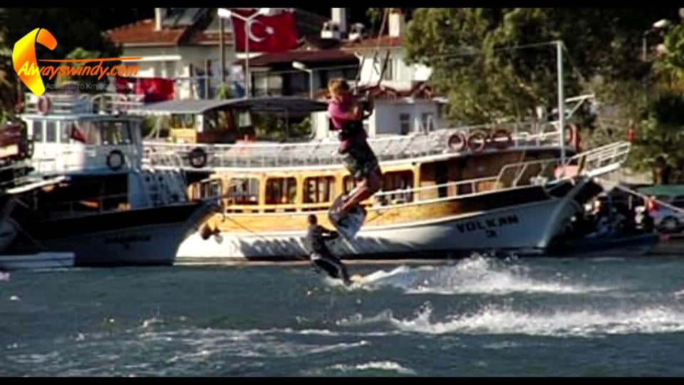 Kiteboarding in Gokova with Always Windy Jump Transition on Vimeo