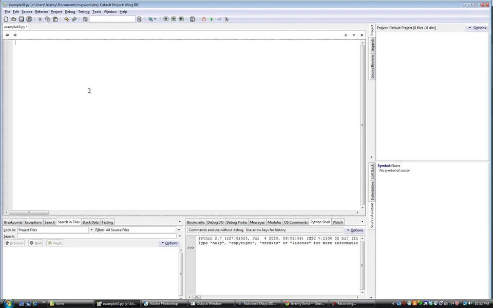 Building Maya Interfaces with Python: Video One on Vimeo