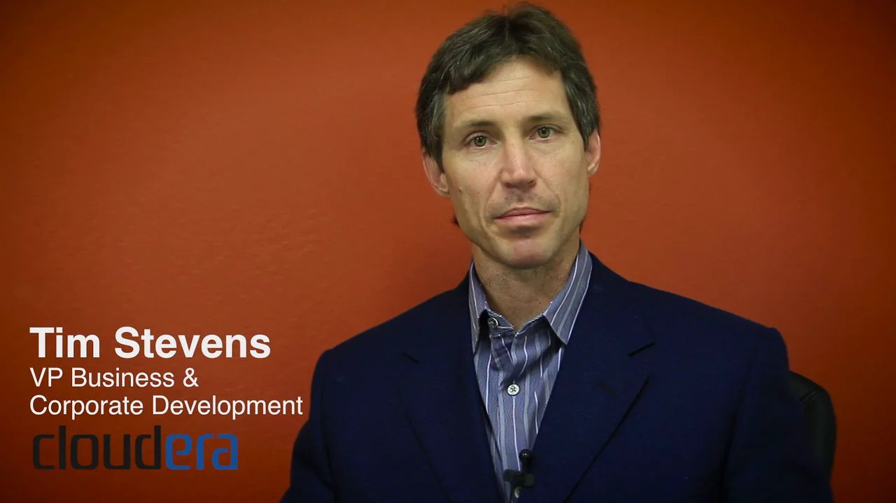 Tim Stevens - VP of Business and Corporate Development at Cloudera on Vimeo
