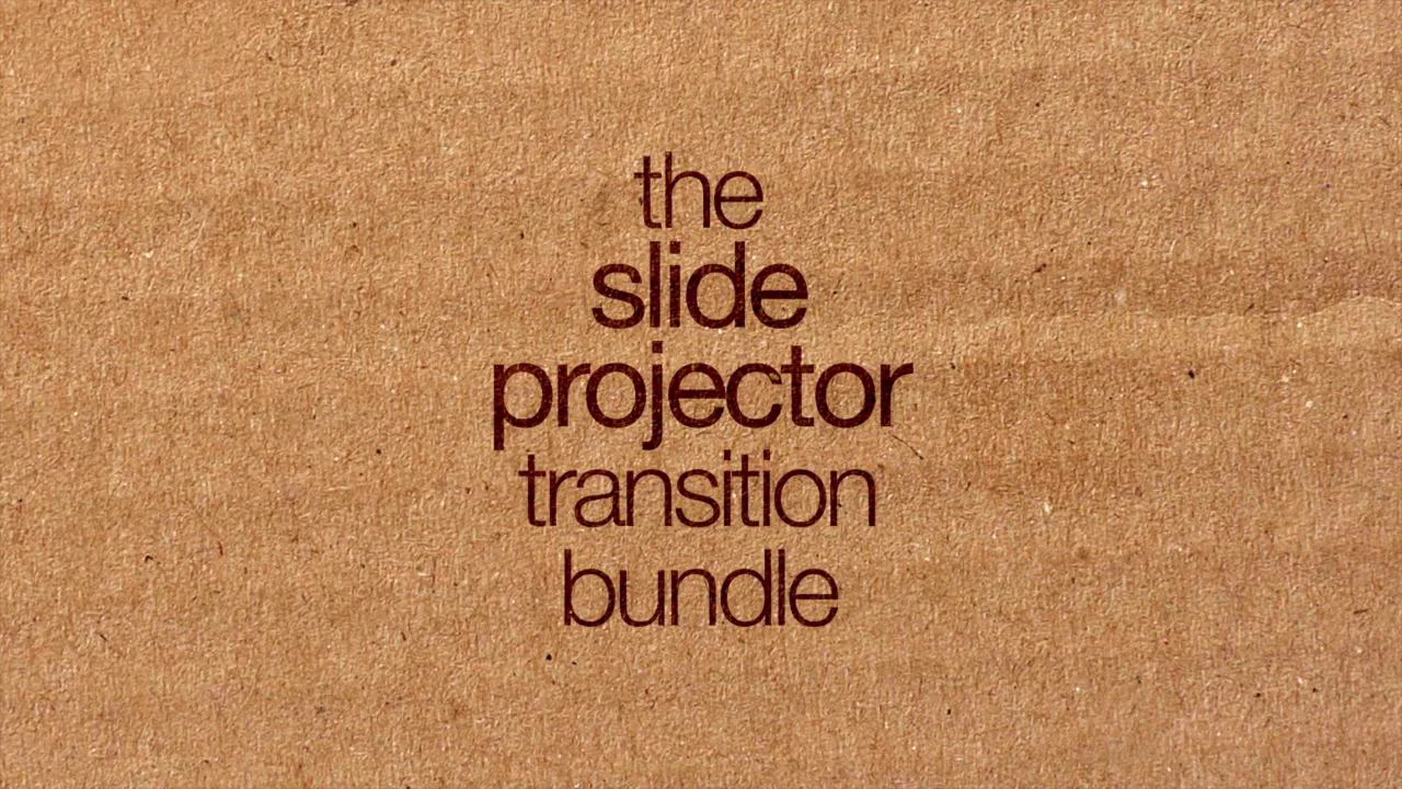 Slide Projector Transition Bundle for FCPX on Vimeo