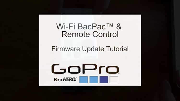 Gopro store remote firmware