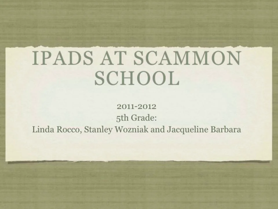 Scammon Elementary School on Vimeo