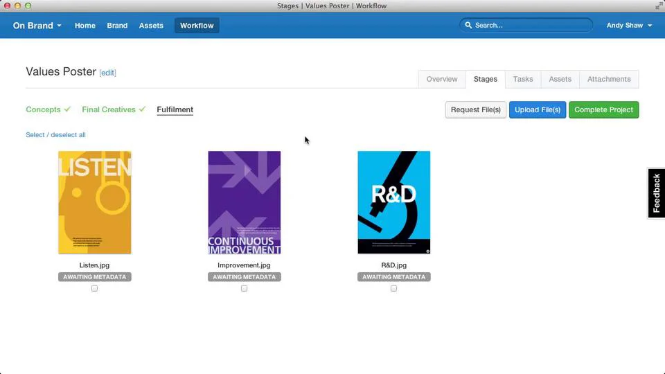 Adding file information on Vimeo
