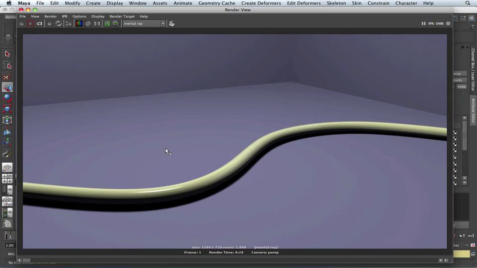 Creating Cables Using EP Curve Tool Maya 2012 on Vimeo