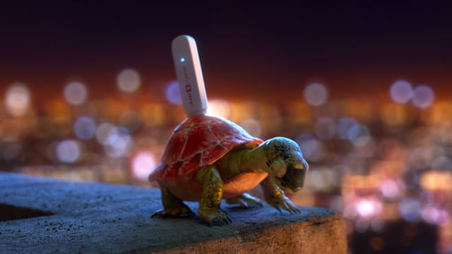 vivacell mts turtle - 3d animated tv commercial