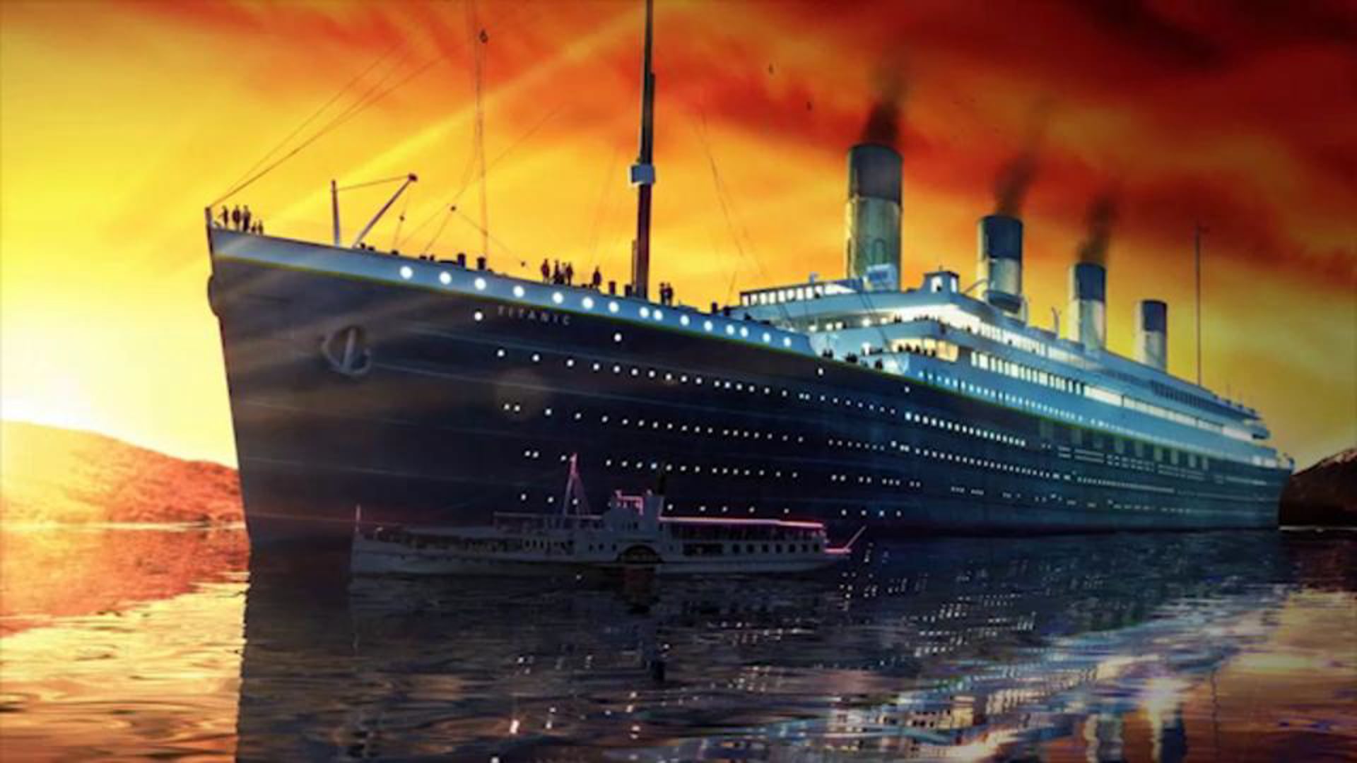 TITANIC Größenvergleich