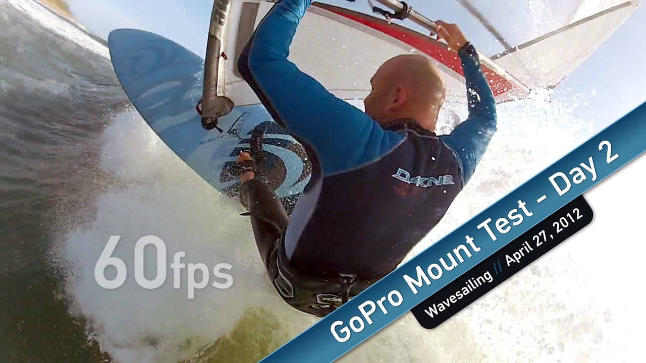 GoPro Mount Test Day 2 Windsurfing 60fps on Vimeo