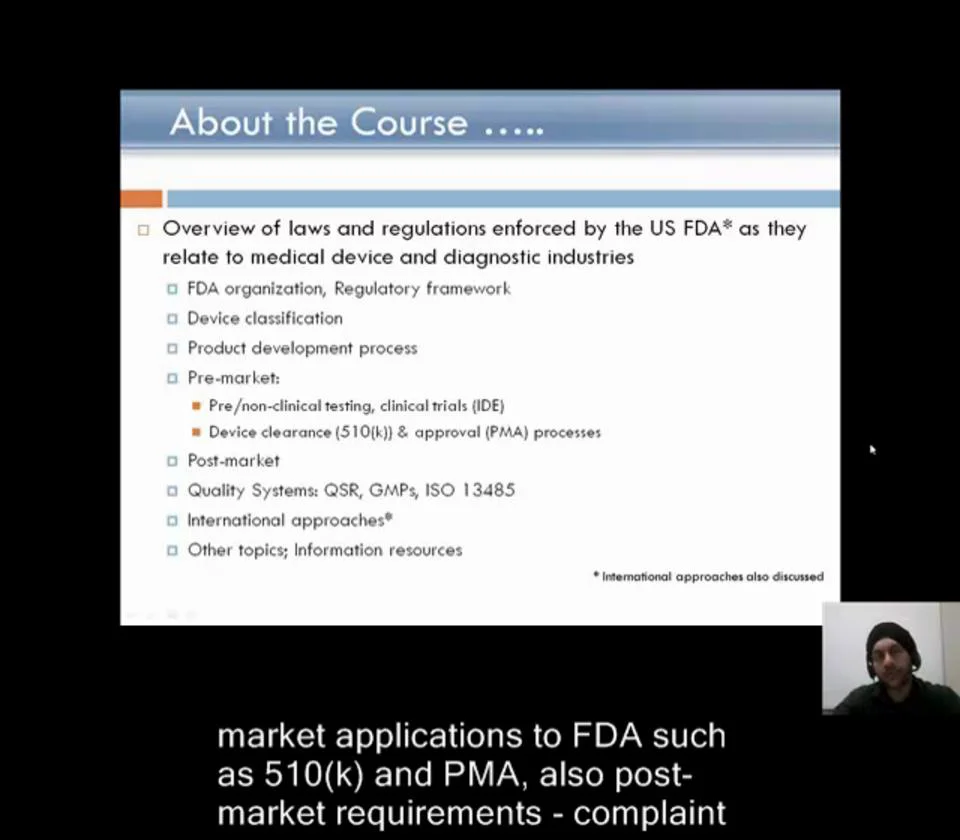 Course Introduction Medical Devices vs Drugs on Vimeo