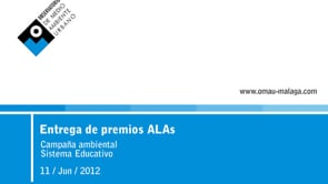 Entrega de premios ALAs 2011-2012