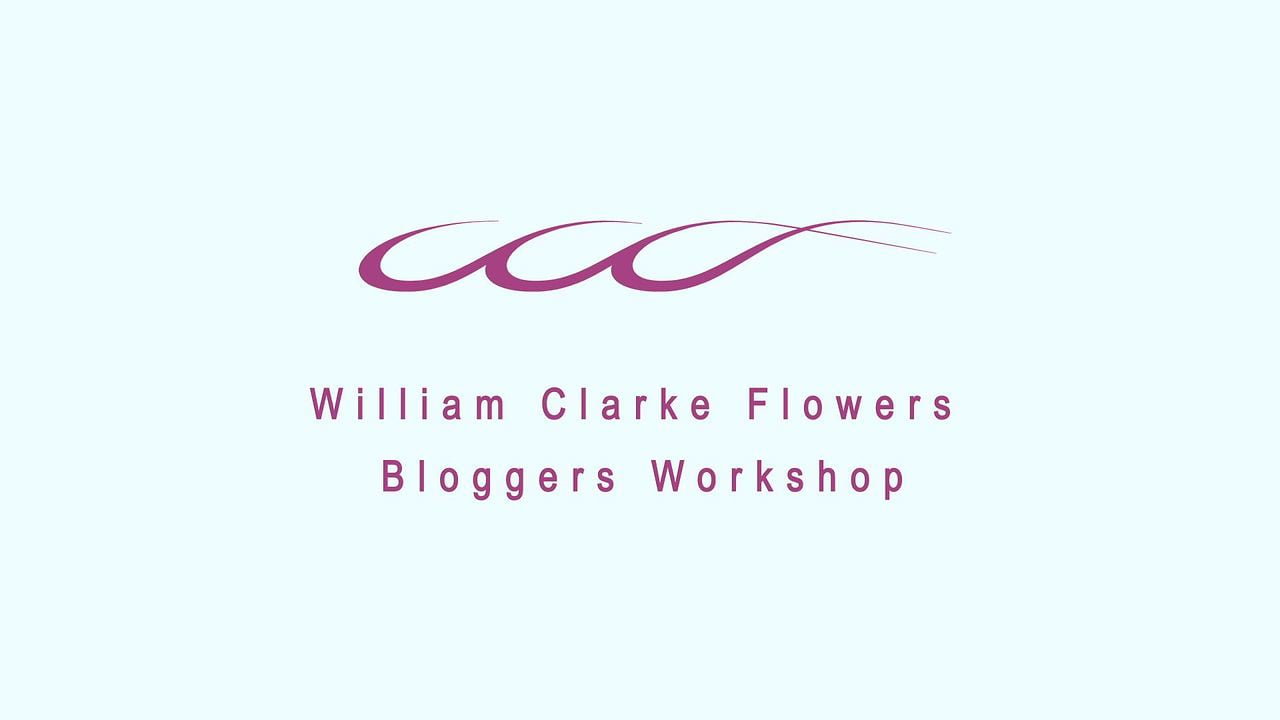 William Clarke Flowers host a floral workshop for selected wedding bloggers.
