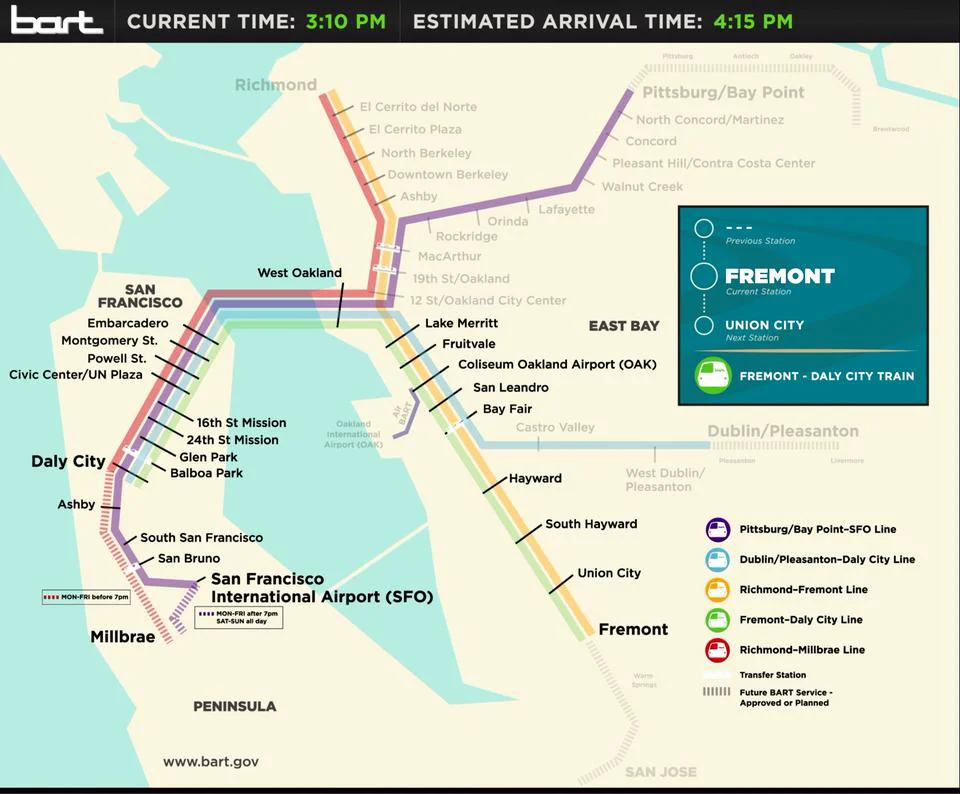 Interactive BART Map on Vimeo