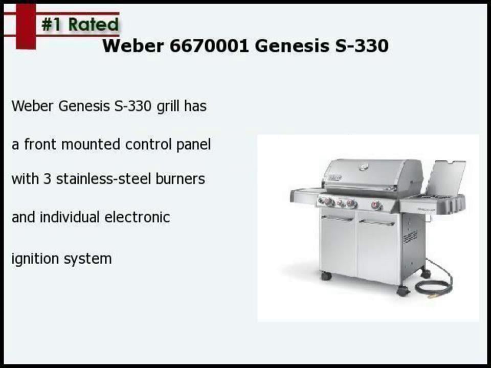 er 6670001 Genesis S330 Natural Gas Grill, Stainless Steel on Vimeo