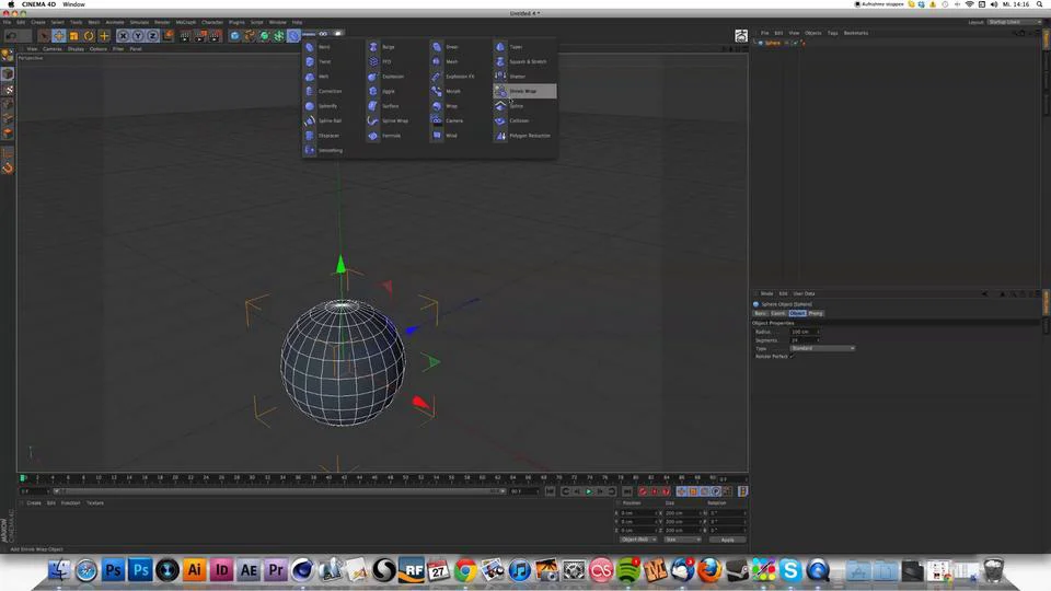 Cinema 4D Tutorial Dynamic Balloon pulling another Object upwards