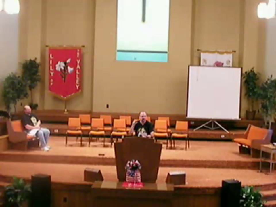 20120701 ESBC AM Service by Pastor rob Shepherd of East Sherman Baptist