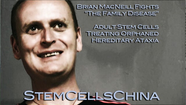Brian in China – Ataxia Stem Cell Patient
