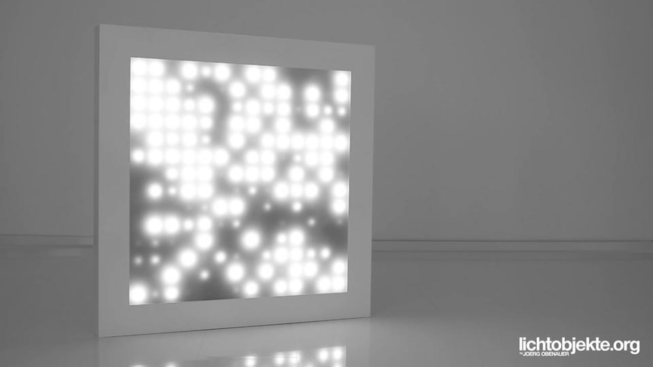 Joerg Obenauer Lichtobjekte - CLUSTER - 2012