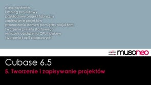 Tworzenie i zapisywanie projektów