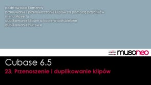 Przenoszenie i duplikowanie klipów