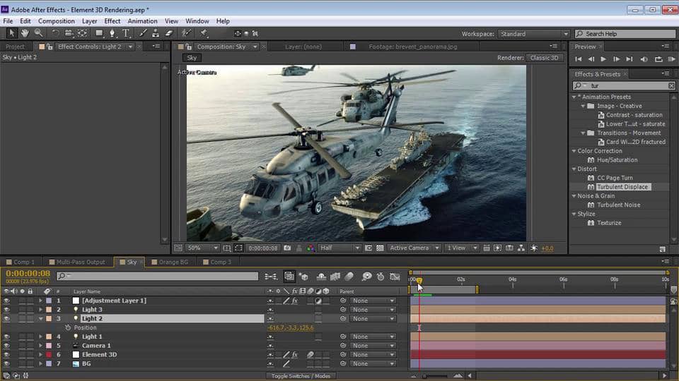 Rendering in Element 3D on Vimeo