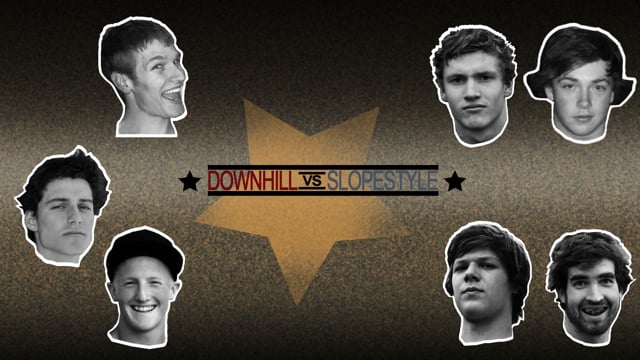 Who rides the hardest? DH Versus Slopestyle at Silver Star Bike Park Movie!