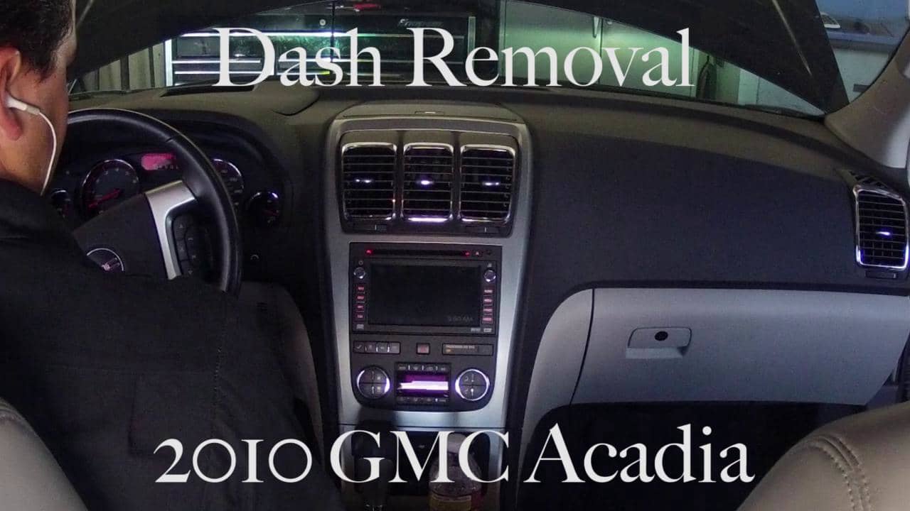 Acadia evaporator core replacement time lapse on Vimeo