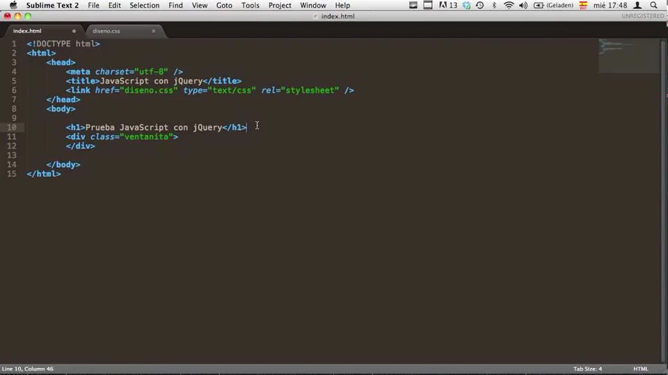 JavaScript con jQuery - parte 1 on Vimeo