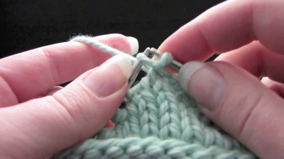 Toe-Up Sock with a Built-In Seamless "Faux" Heel Flap