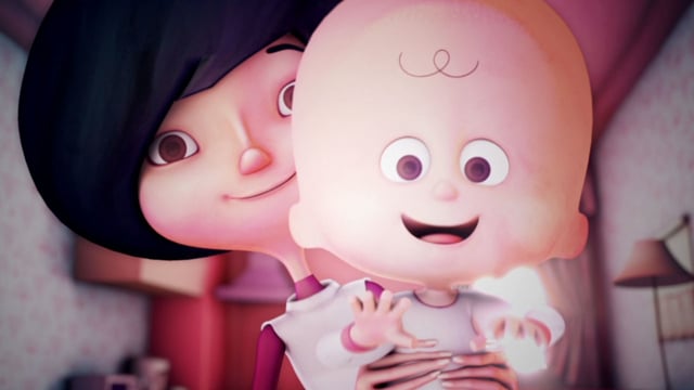 falling moon - 3d animated short film