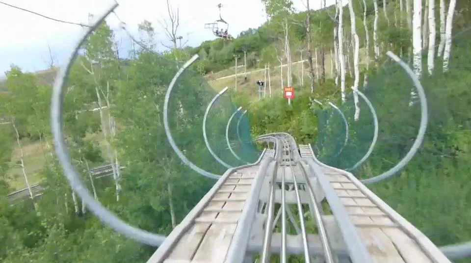 ALPINE COASTER Park City Mountain Utah July 21 2012