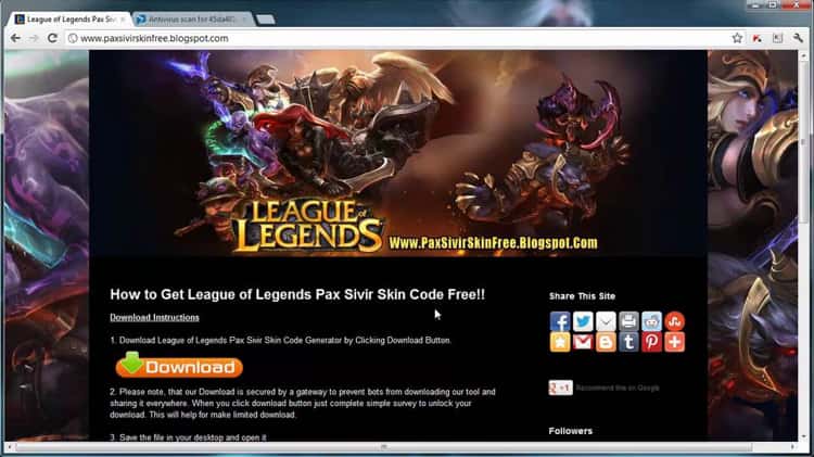 How To Get - Free Pax Sivir Skin - League of Legends