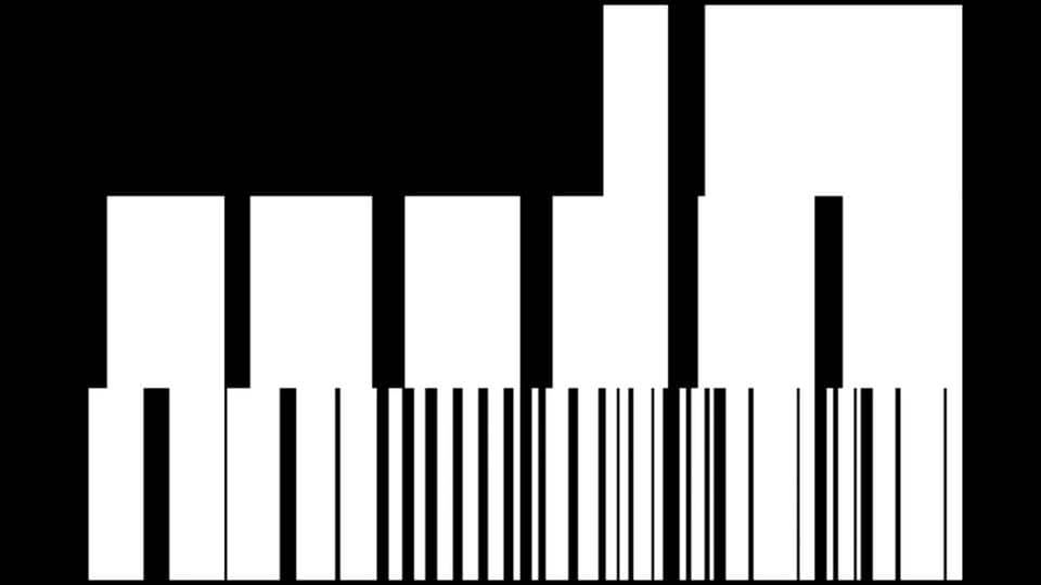 Ryoji Ikeda DataMatrix (test pattern for an audio visualizer matrix) on Vimeo