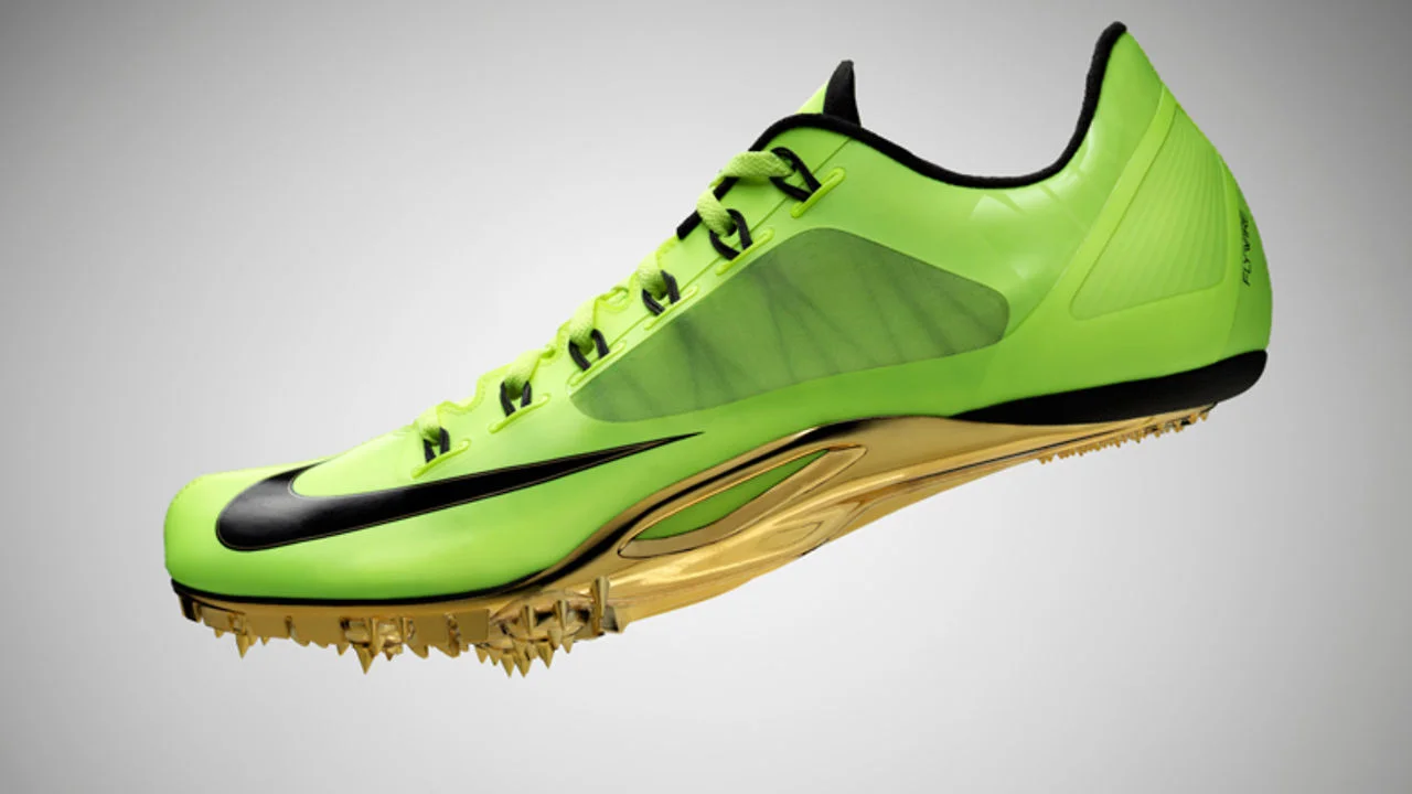 Nike Zoom Superfly R4 with Track Spikes and Green Accents Nike Superfly R4 Track and field Spikes Men main image 3