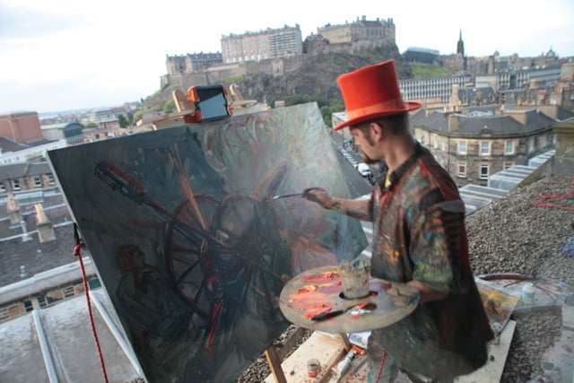 Chris Rutterford Attacks Edinburgh Castle – 2012