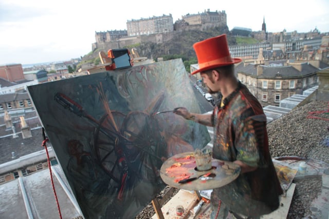 Chris Rutterford Attacks Edinburgh Castle - 2012