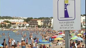 Mor un banyista a la platja de Riells