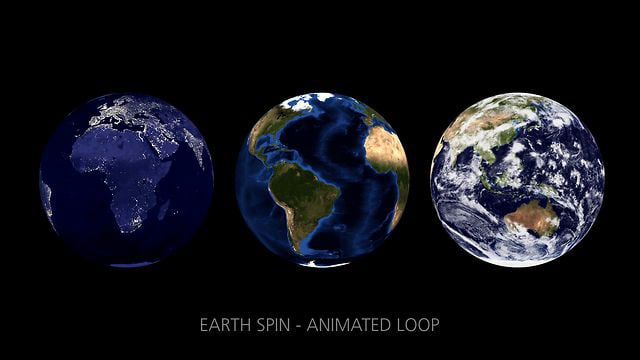 EARTH SPIN ANIMATION - FREE on Vimeo
