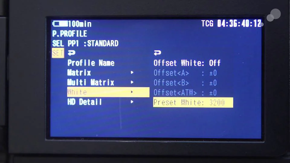 PMW-F3 Quick Tip: 5600K CC Button