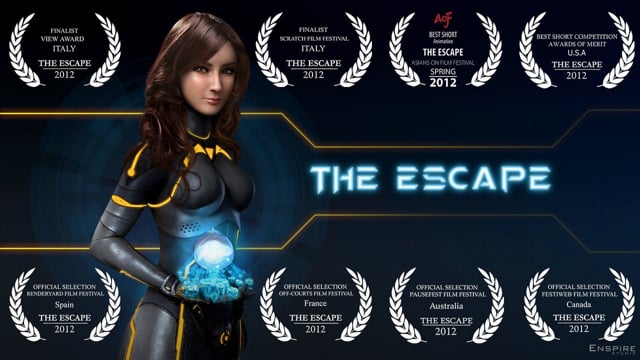 the escape 3d short movie