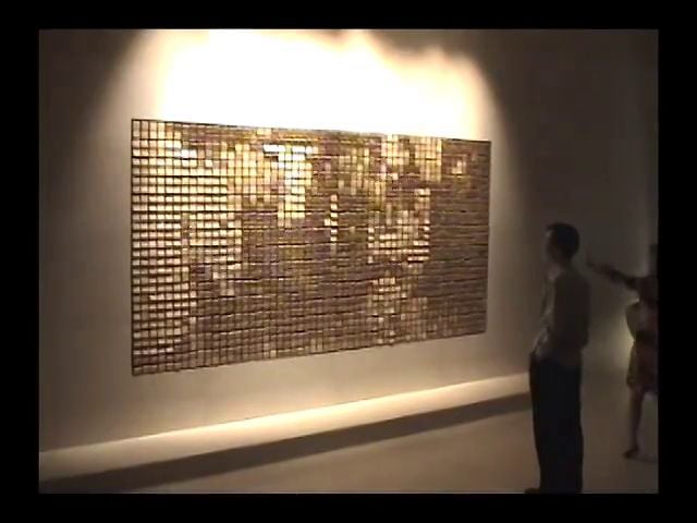 Daniel Rozin, "Wooden Mirror," W Hotel Seoul, South Korea, 2003